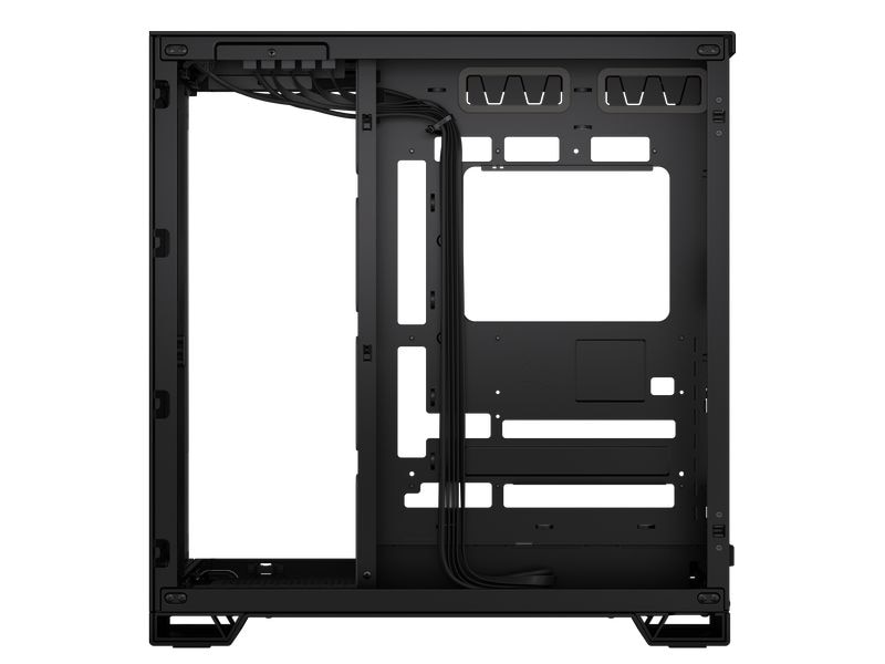 Corsair PC-Gehäuse 6500X RGB Schwarz Mid-Tower PC-Case mit Zwei-Kammer-Design, herausragendem Luftstrom und vorinstallierten RGB-Lüftern