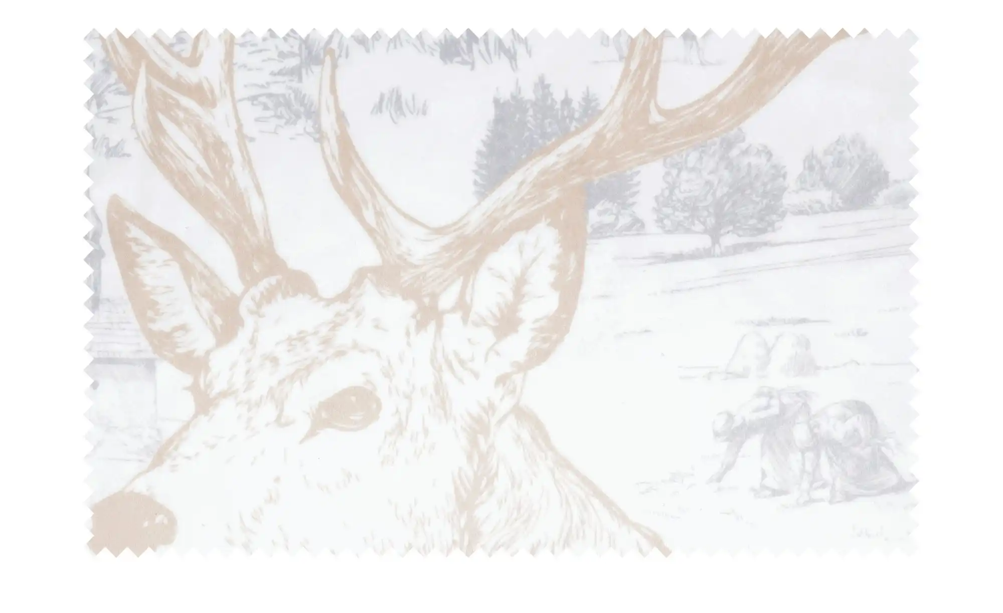 LAVIDA Kissen Hirsch/Wald