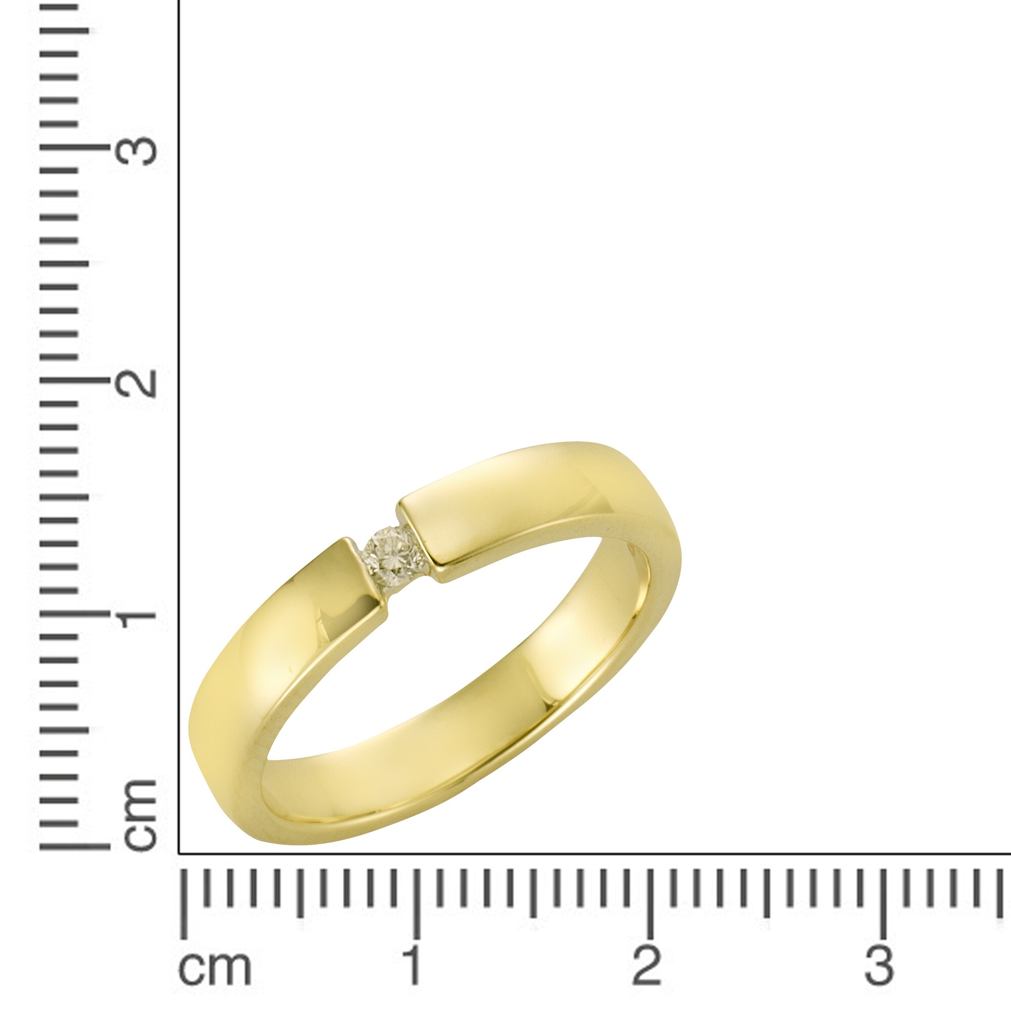 Diamonds by Ellen K. Ring Gold 375 mit 1x Brillant 0,05ct.
