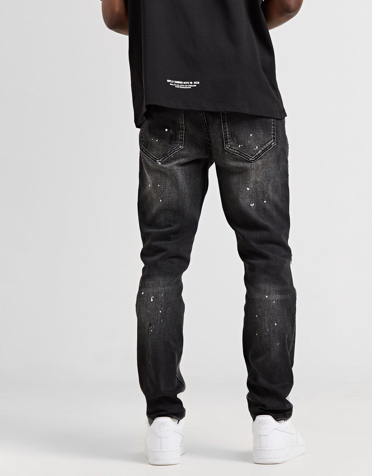 Supply & Demand Jean Rhinestone Homme