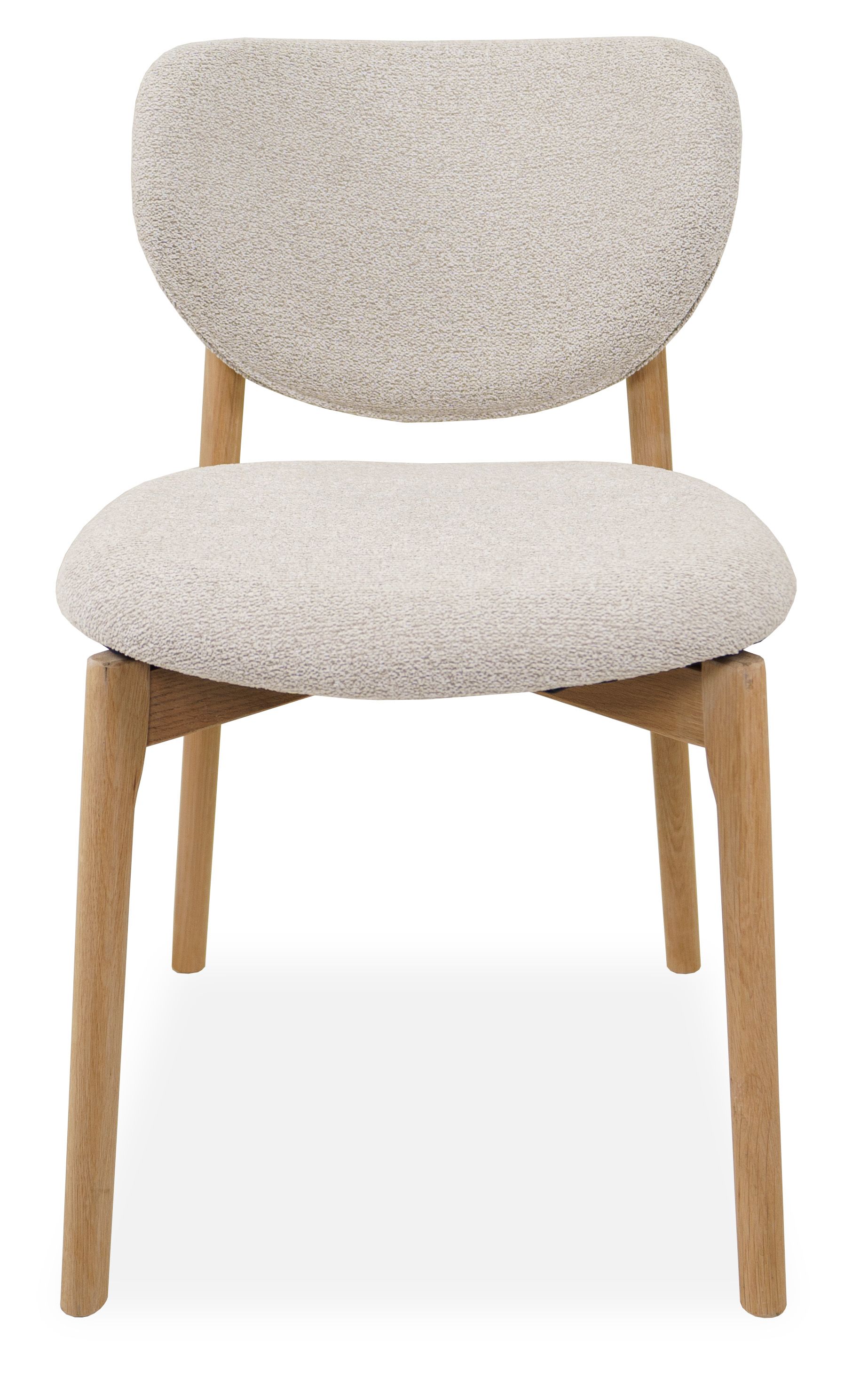 Eetkamerstoel Beige Pimonte B49 x D58.5 x H81 cm
