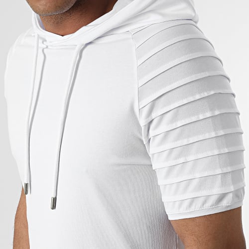 Tee Shirt Capuche Oversize 2386 Blanc