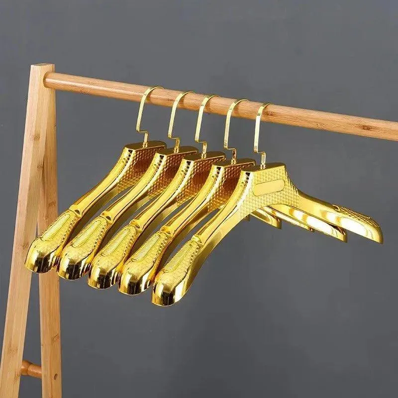 5 pcs Non-slip 4CM Wide Shoulder Clothes Hanger | Closet Store Display PP Rack for Suit Sweater