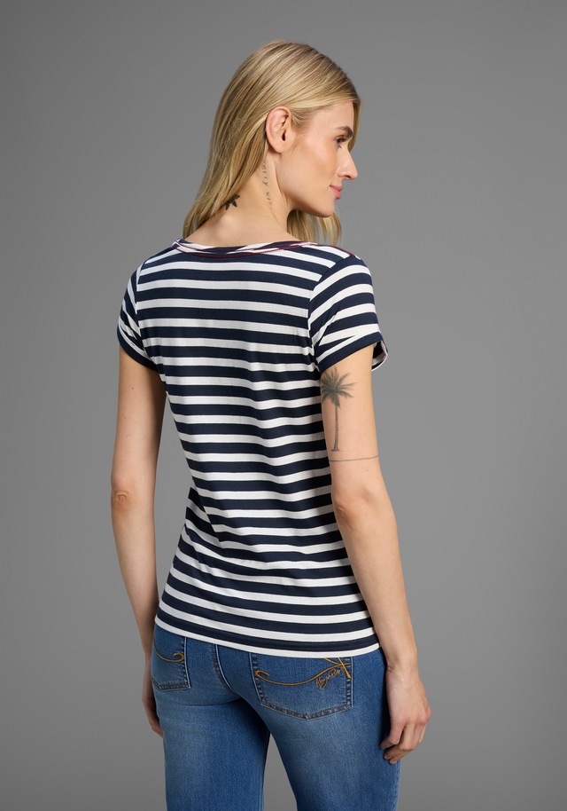 KangaROOS Print-Shirt , Kurzarm,  figurbetonter Schnitt,  mit Metallic-Print