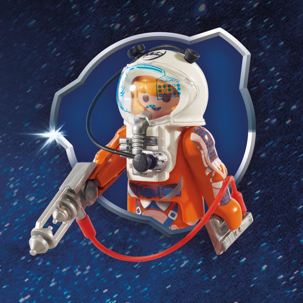 Playmobil 9488 Weltraummission Rakete mit Startrampe, Licht und Sound
