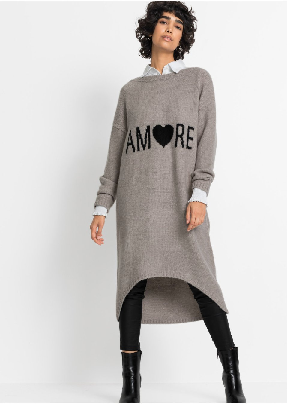 Pull long en maille