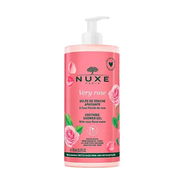 Gel de Banho Suavizante Nuxe Very Rose 750ml