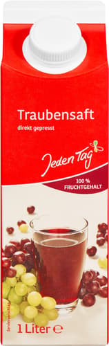Jeden Tag Traubensaft