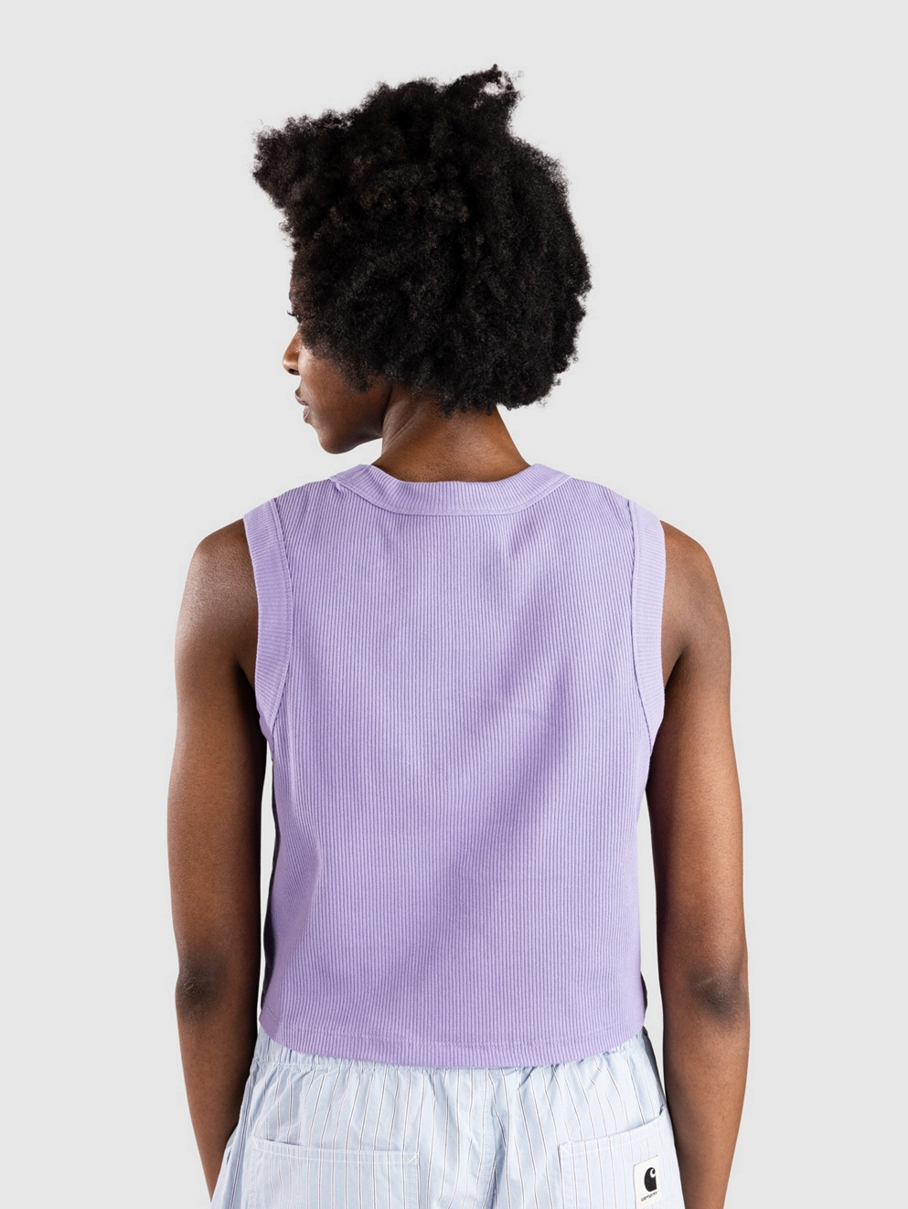 Passenger Easy Days Ribbed Graphic Tank Top retro purple