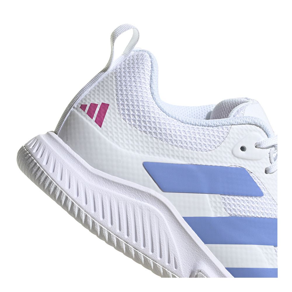 Adidas Performance COURT TEAM BOUNCE 2.0 - Chaussures handball Femme white/blue fusion/lucid fuchsi