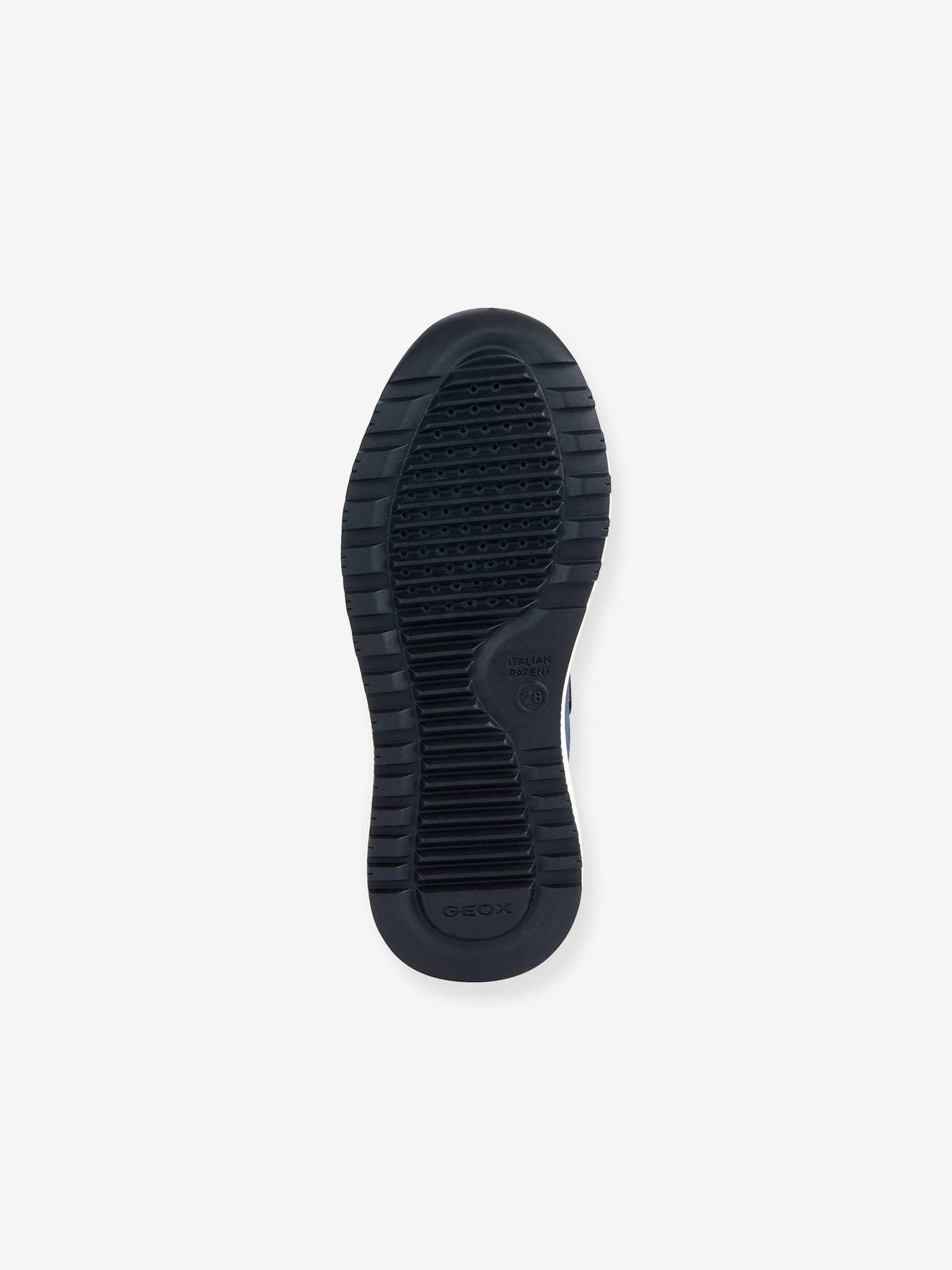 Tênis esportivo infantil Geox® J Alben azul com fecho de velcro