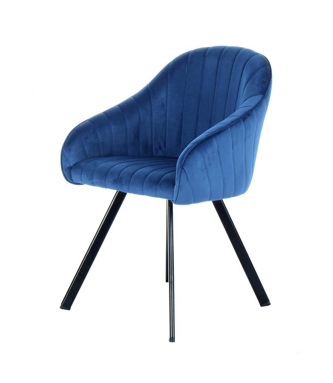 Lot de 2 fauteuils ANE en polyester doux et soyeux fait main