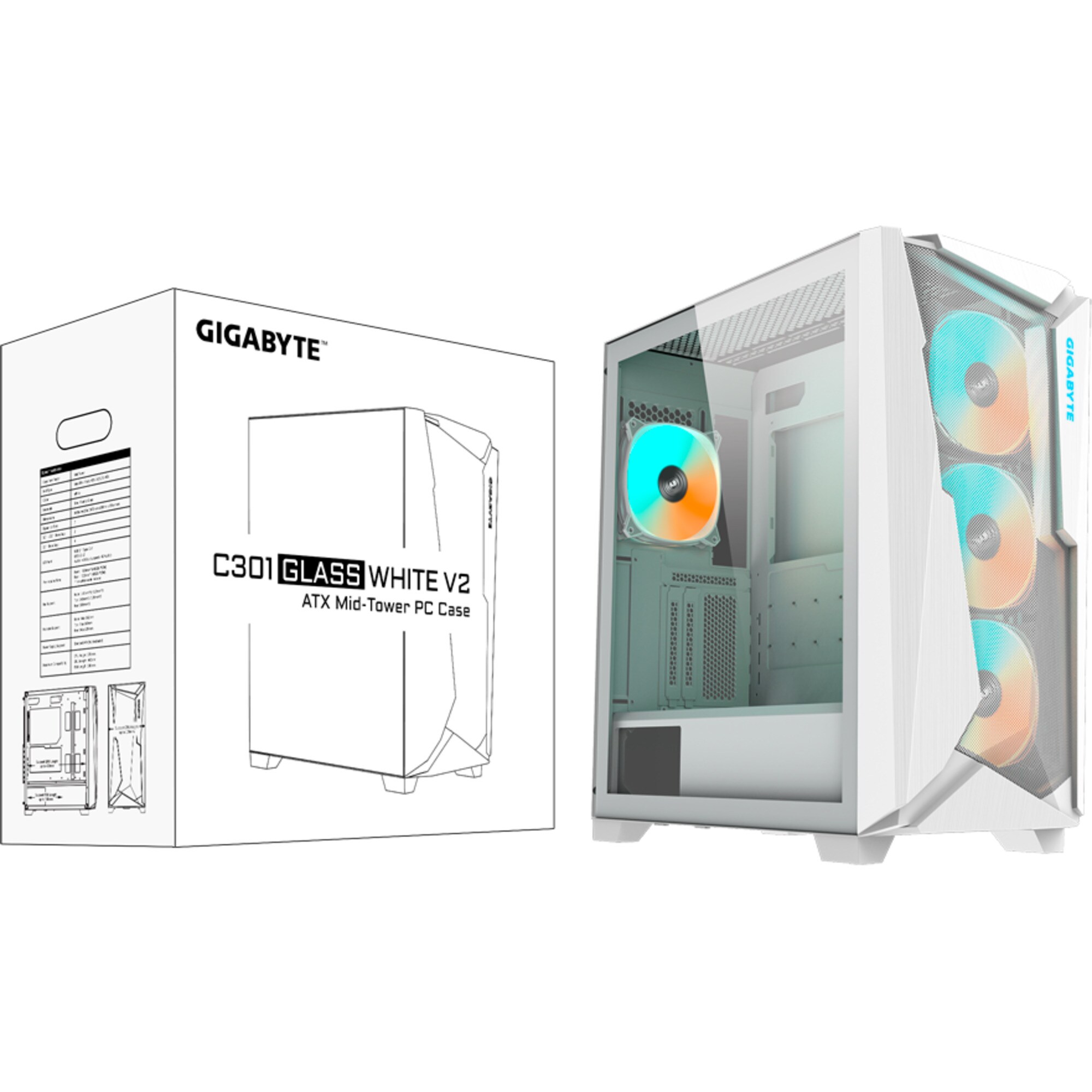 GIGABYTE Tower-Gehäuse C301 GW V2