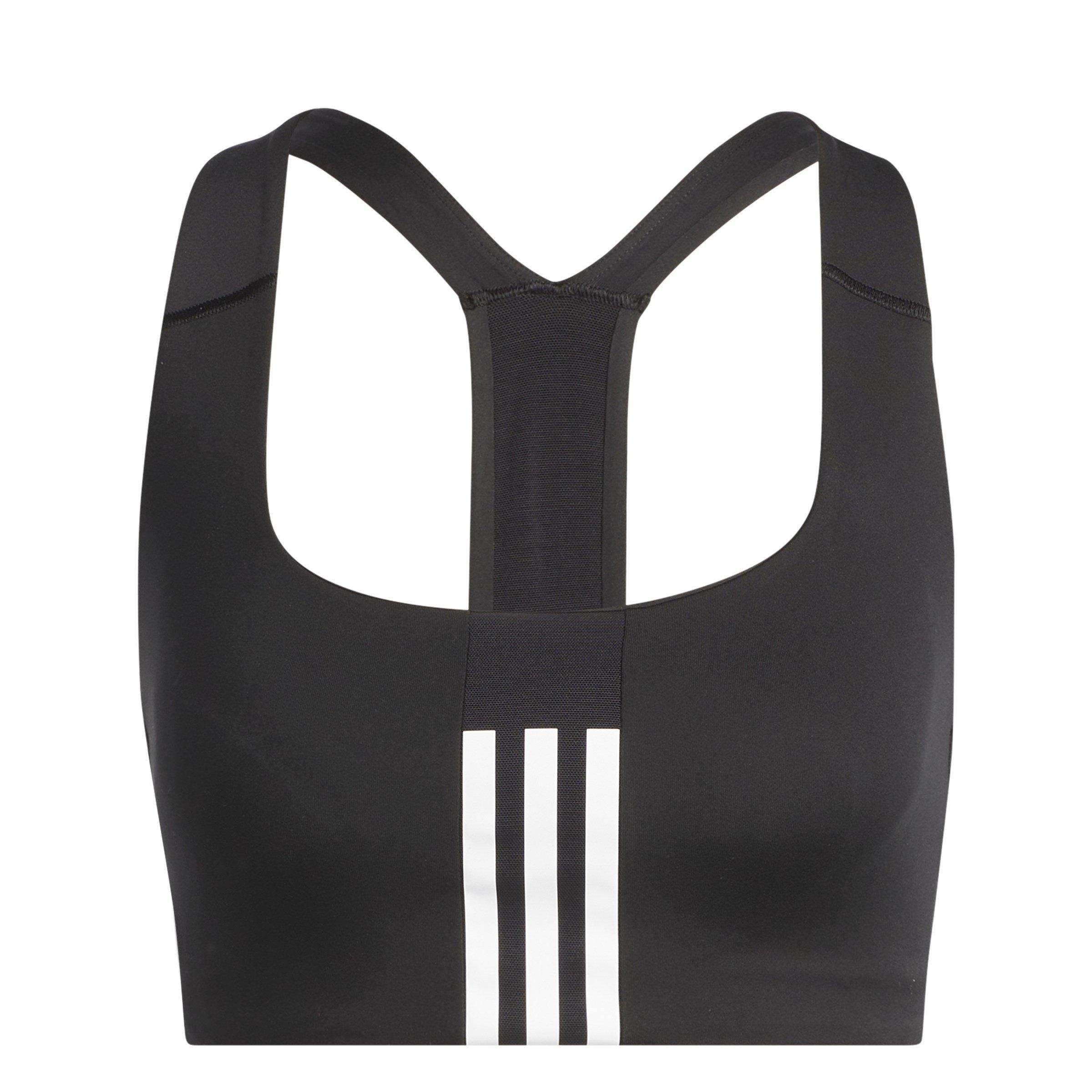 adidas Three Stripe Sports Bra Womens