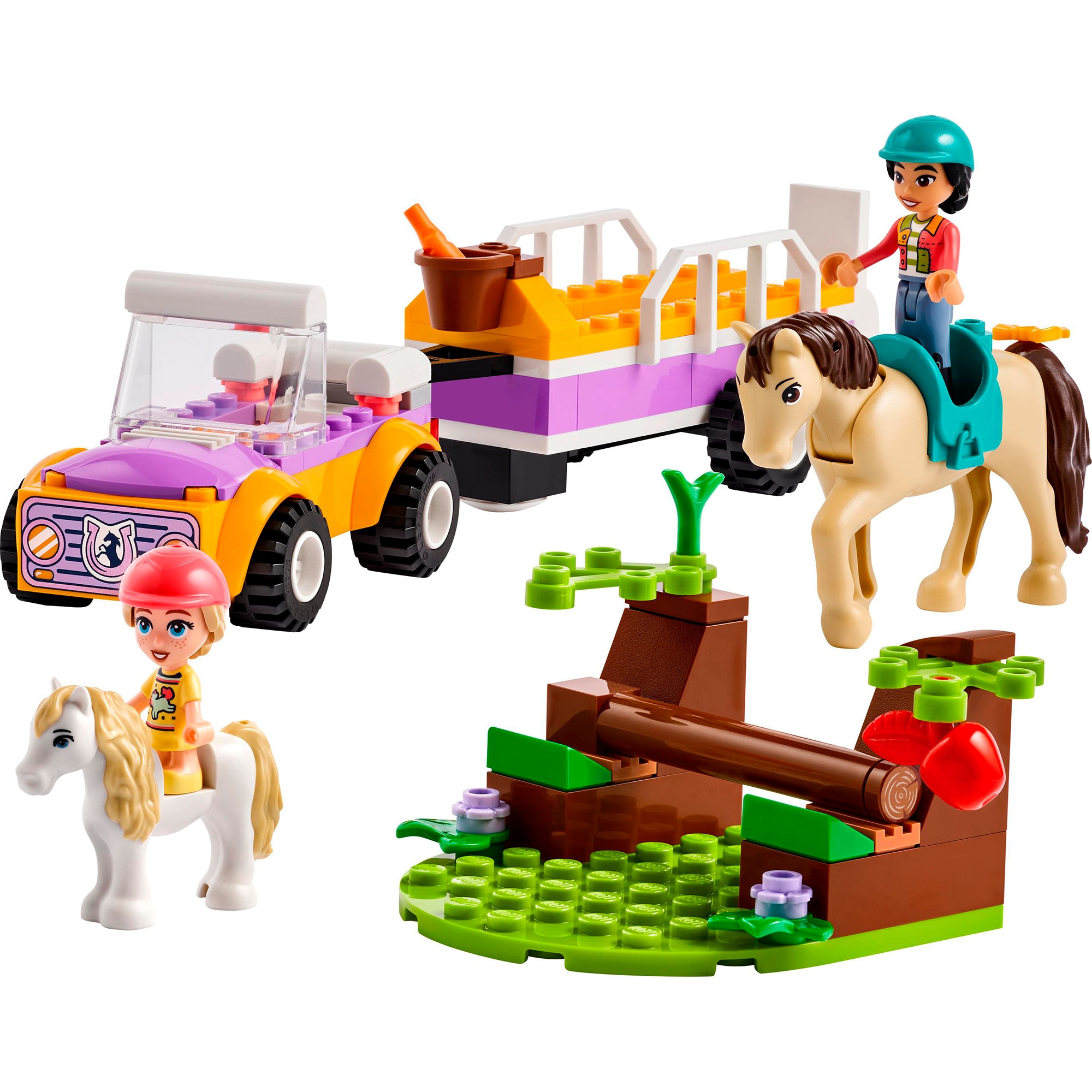 LEGO Konstruktionsspielzeug Friends Pferde- und Pony-Anhänger
