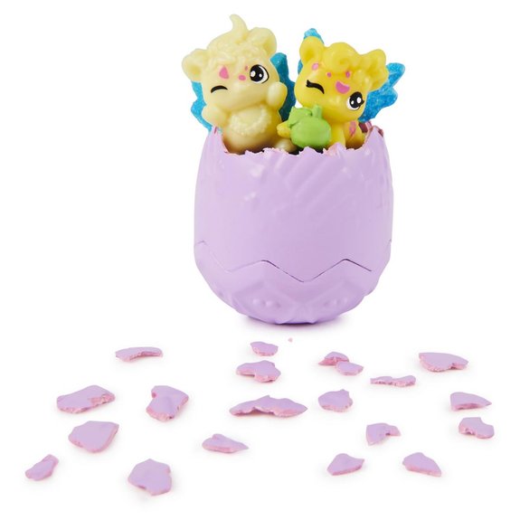 Pack Oeuf 1 Hatchimals enfant - Famille surprise Rainbow-Cation