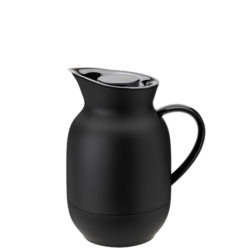 Stelton Amphora Termokande, Soft Black, 1 L