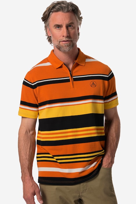Boston Park Poloshirt, Halbarm, Zipper, bis 84/86