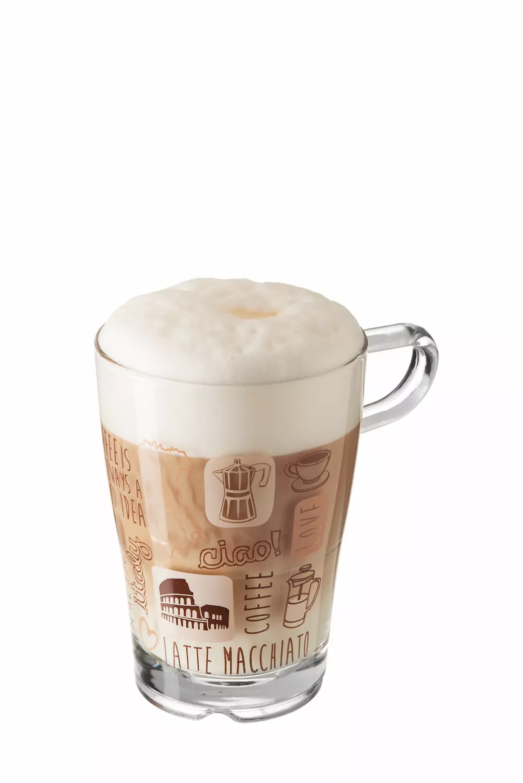 Latte-Macchiato-Becher La Vita 2tlg.