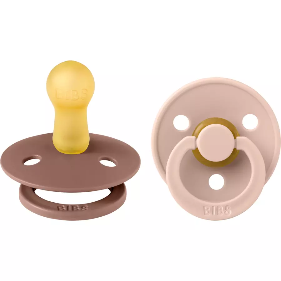 BIBS® Schnuller Colour Blush  Woodchuck 6-18 Monate, 2 Stk.