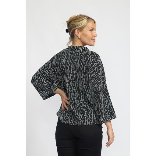 2-Biz Gerti Bluse, Black, M/L