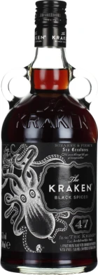 THE KRAKEN BLACK SPICED RUM BLACK LABEL 70CL