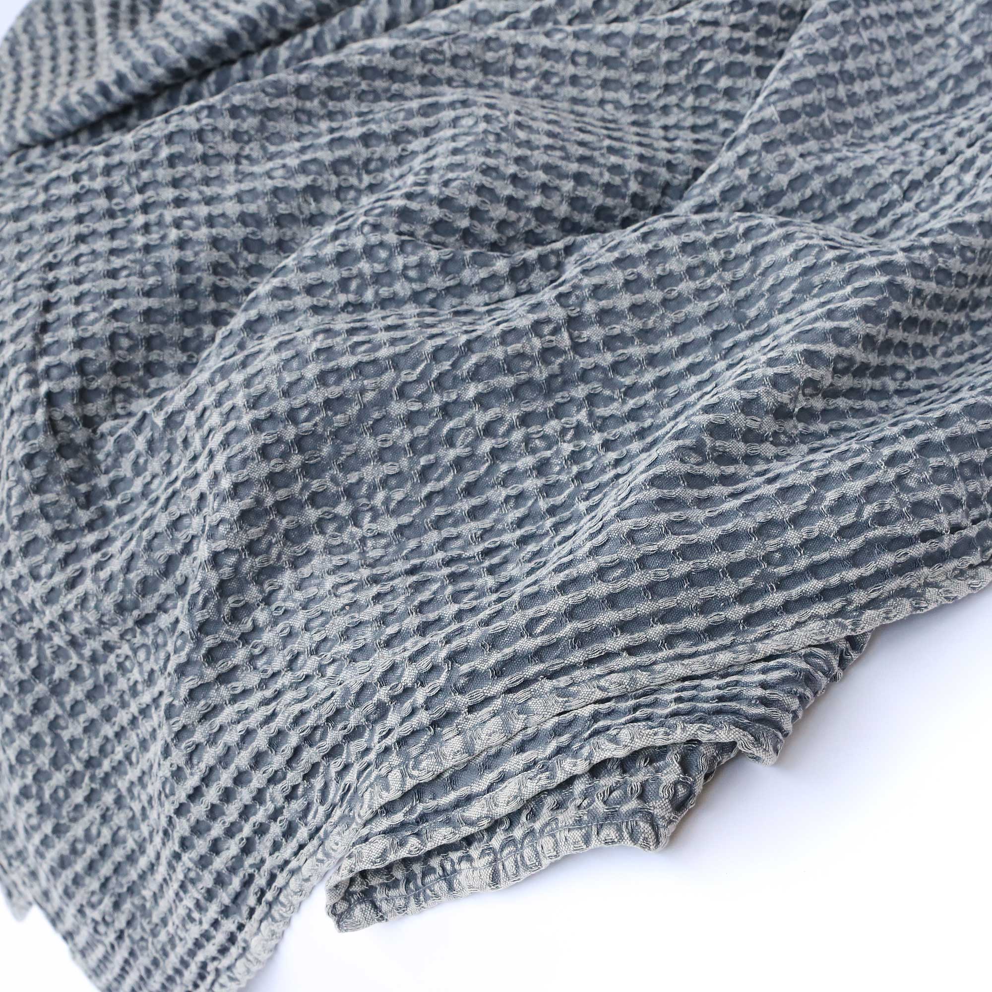 Tagesdecke blaugrau, B 240 cm, L 220 cm von fischer's lagerhaus