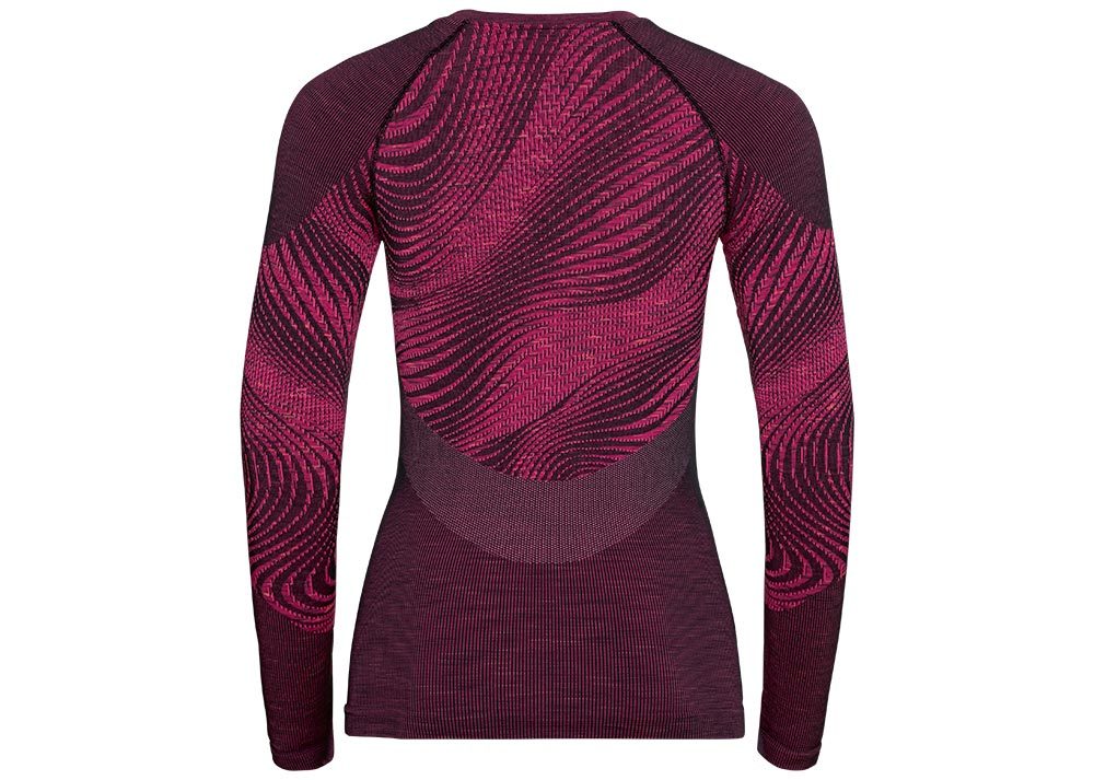 Odlo Blackcomb Eco BL Crew Neck Thermoshirt Lange Mouwen Paars Dames