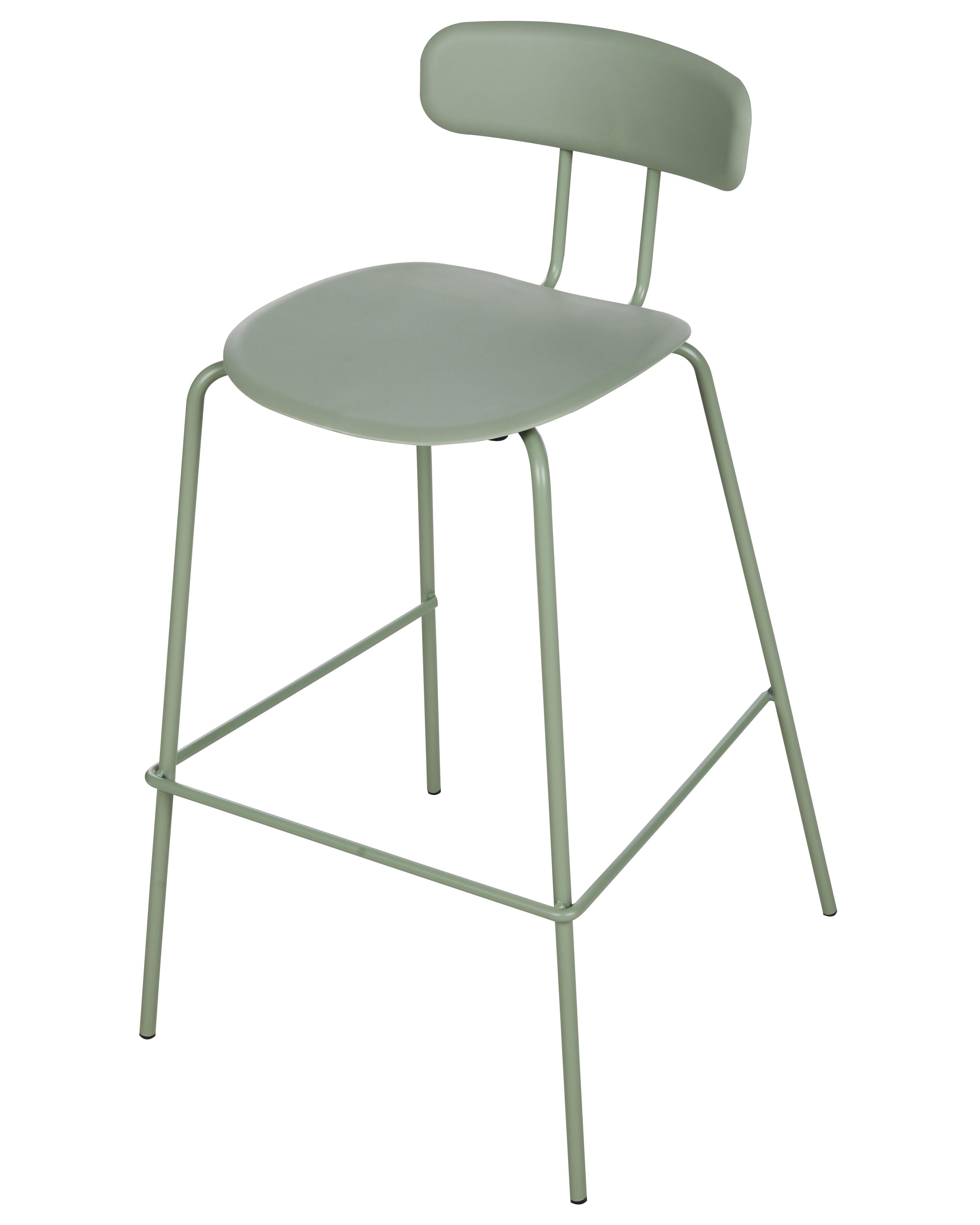 Set van 2 barstoelen SIBLEY Lichtgroen