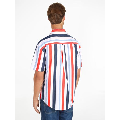Tommy Jeans RLX Skjorte, White, XL