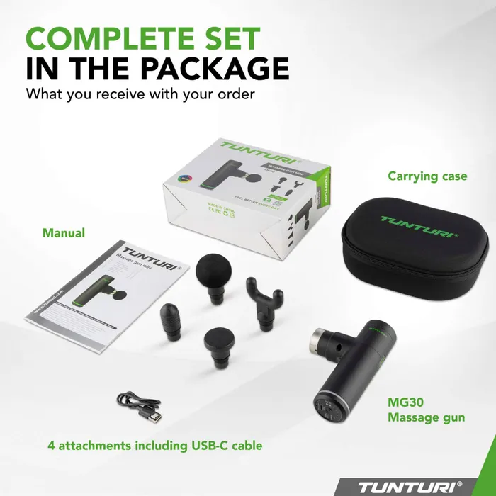 Tunturi MG30 Massage Gun Mini