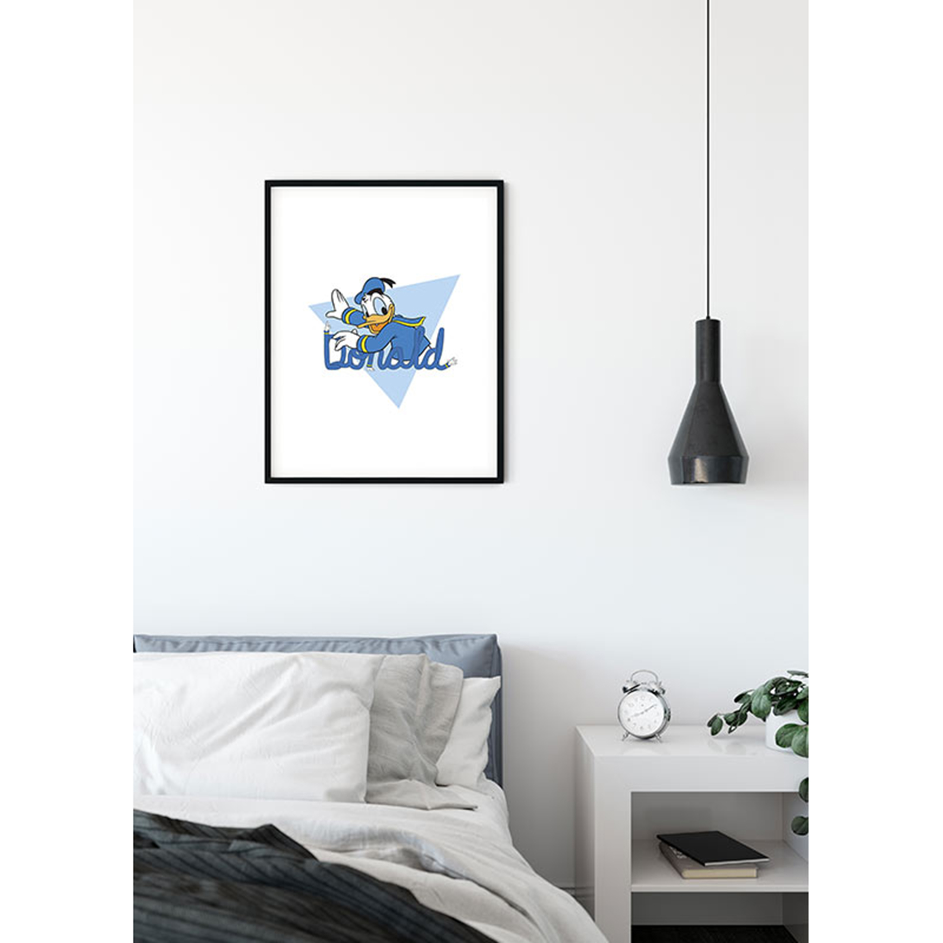 Wandbild DONALD DUCK TRIANGLE - 50x70 cm