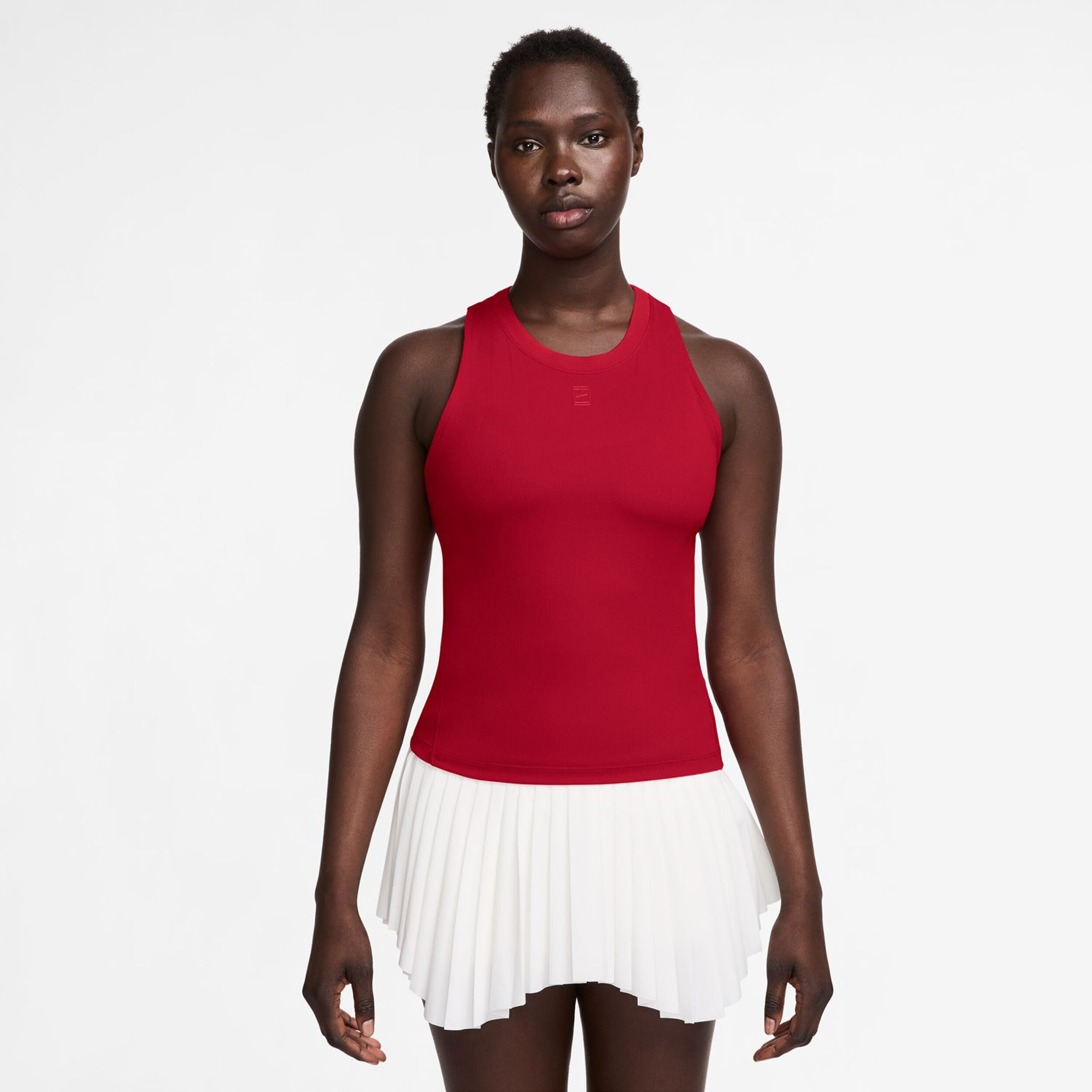 Nike Court Dri-Fit Advantage Débardeur Tank Top Femmes - Rouge , Rouge