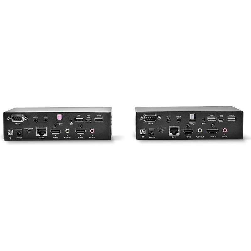 Lindy Kit Extender KVM HDBaseT Cat.6 HDMI Dual Head USB, IR & RS232, 100m