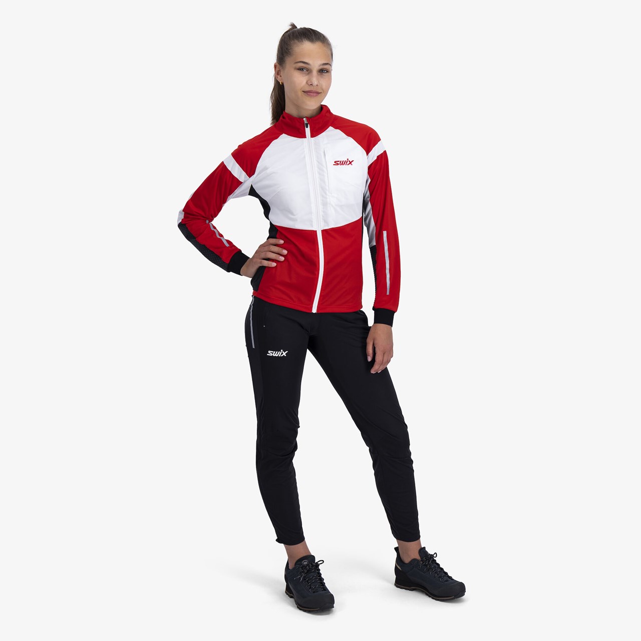Quantum Performance Jacket Dame Swix Red