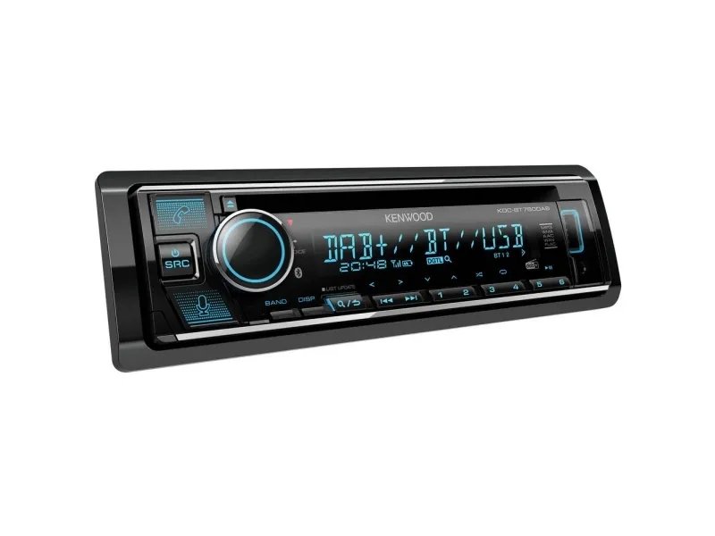 Kenwood KDC-BT760DAB, Sort, 1 DIN, 50 W, 4.0 kanaler, 50 W, CD-R, CD-RW