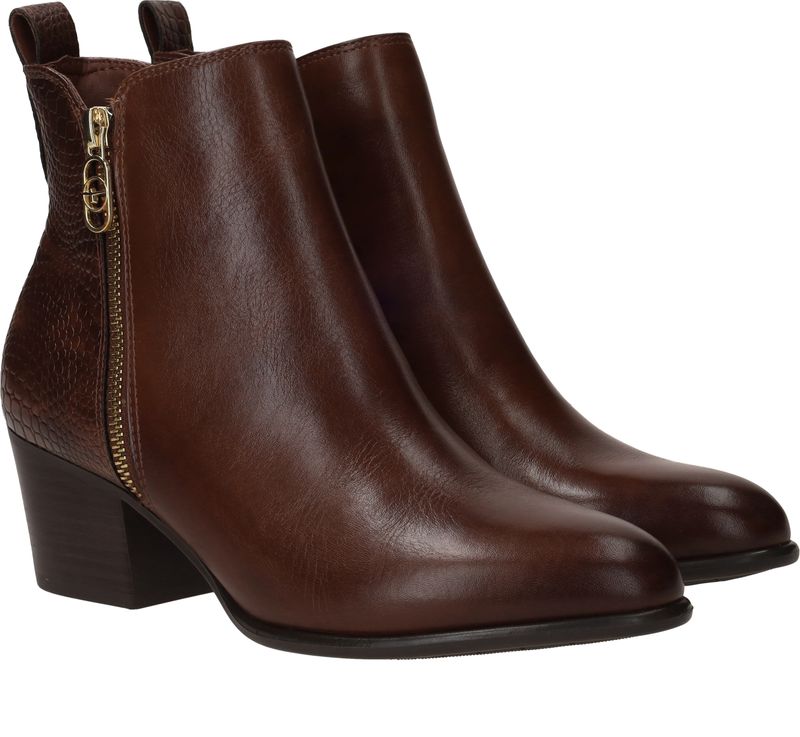 Tamaris Enkellaarsjes Bruin Dames
