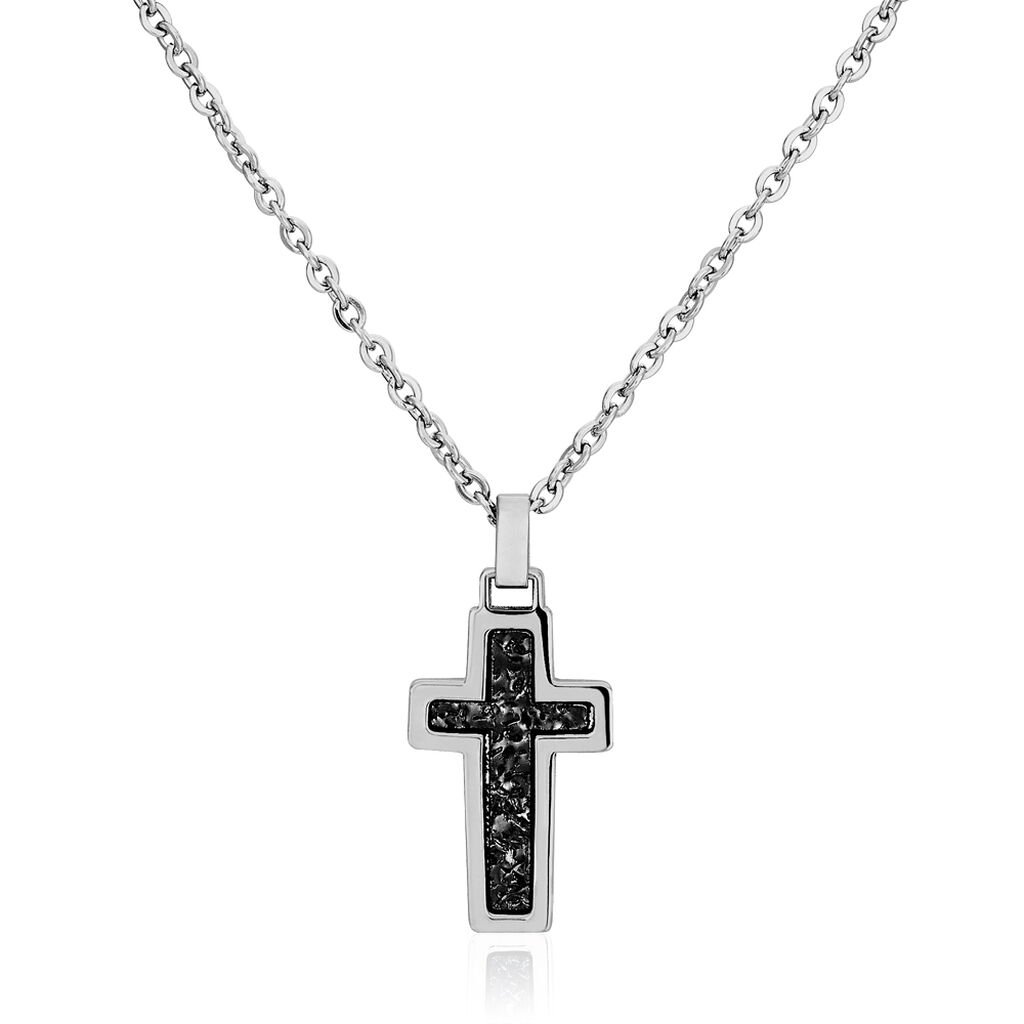 Collier Volcan Acier Blanc