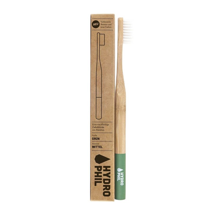 Brosse à dents bambou medium vert