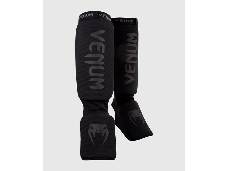 Venum Kontact Shin guards Schwarz, L Schienbeinschoner