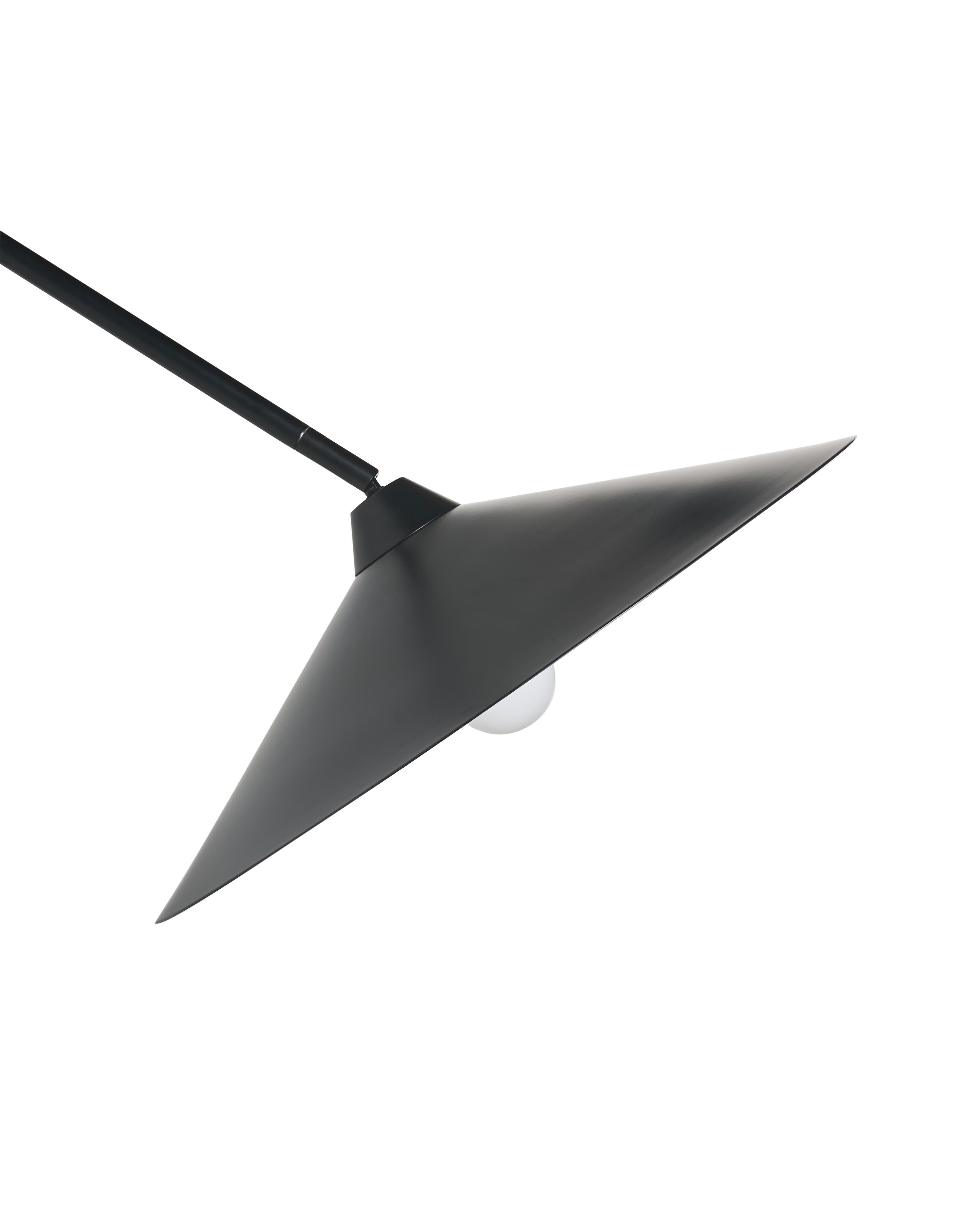 Wandlamp NENTON Metaal Zwart