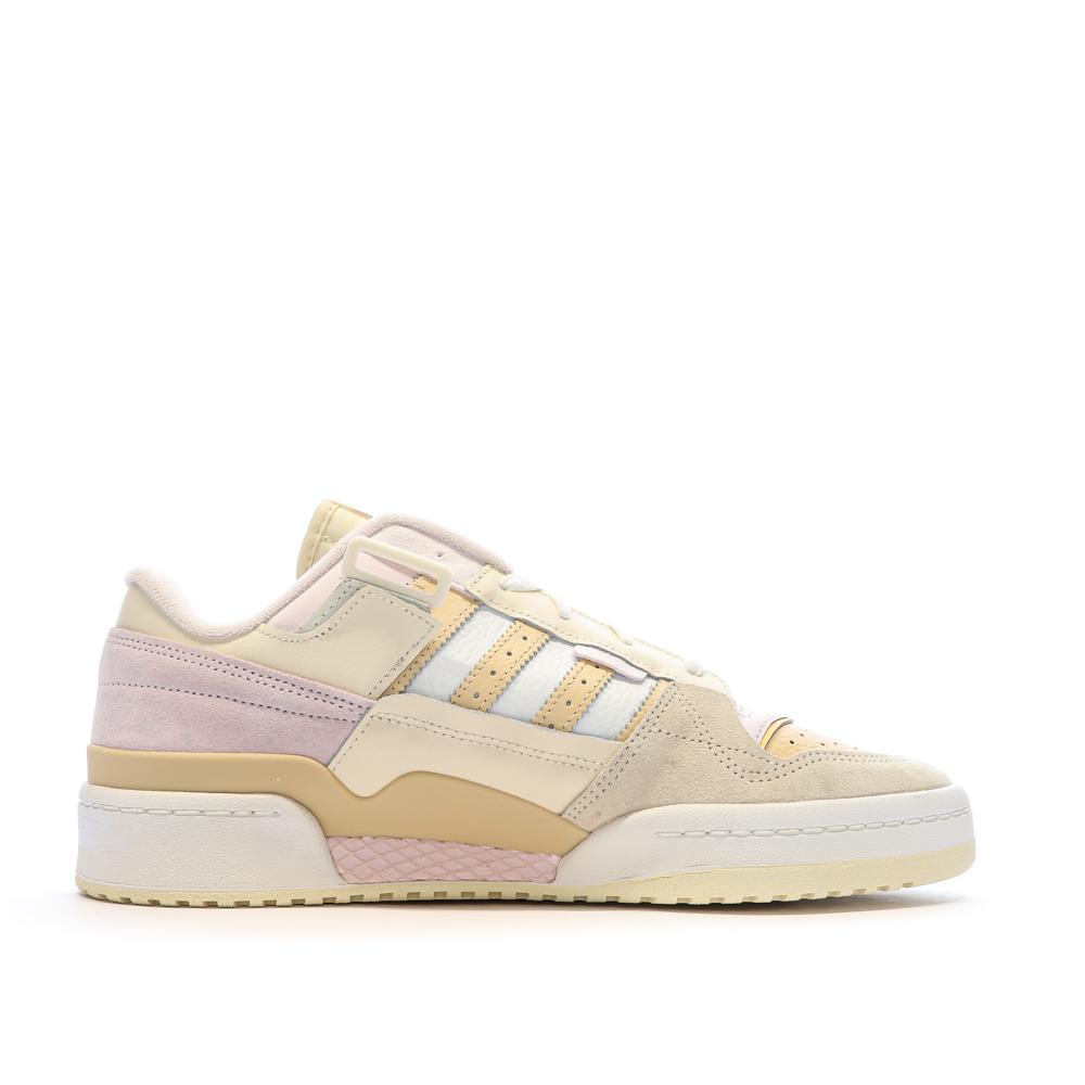 Adidas Baskets Jaune/Rose Homme Adidas Forum Exhibit
