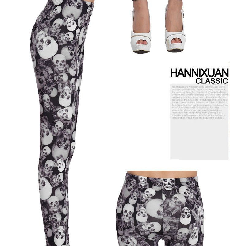 Loville - Legging met schedelprint