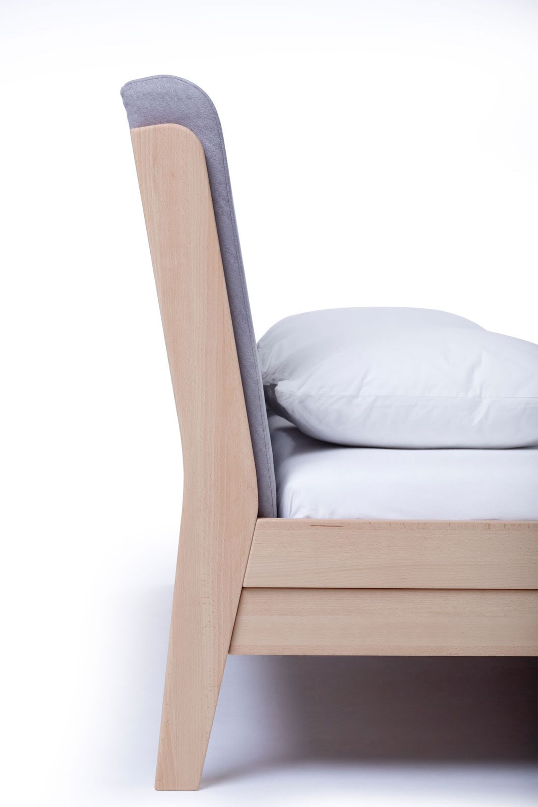 TRAUMWERKSTATT Doppelbett FIONA 180 x 200 cm braun/ grau