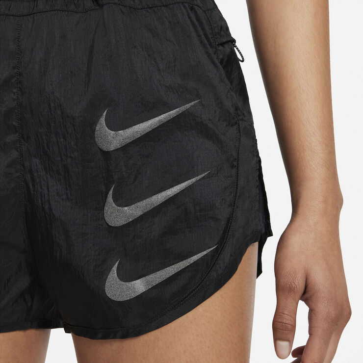 Nike Tempu Luxe Run Division 2-i-1 løbeshorts Sort