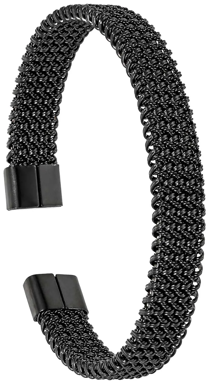 Herren Armreif - Black Mesh