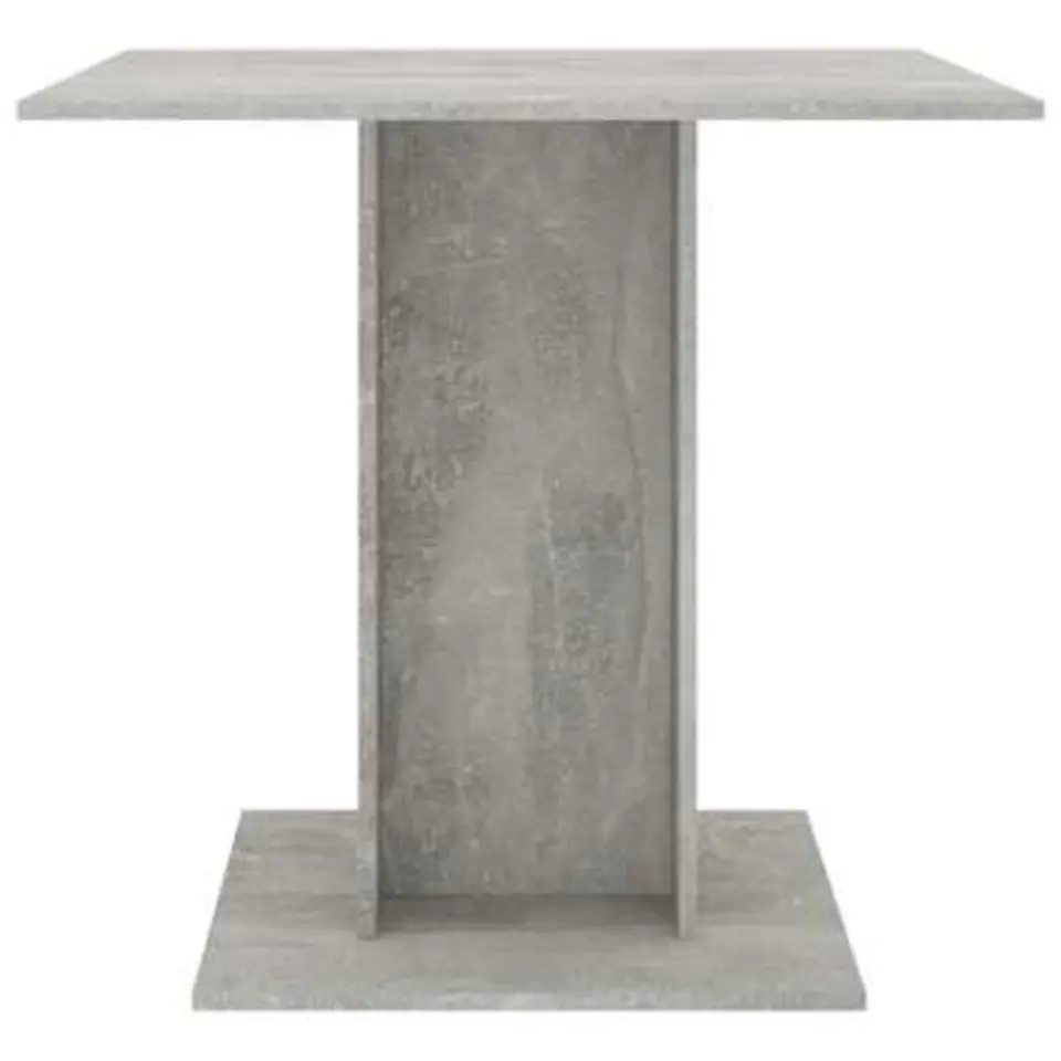 vidaXL - Eettafel - Grijs - Bewerkt hout