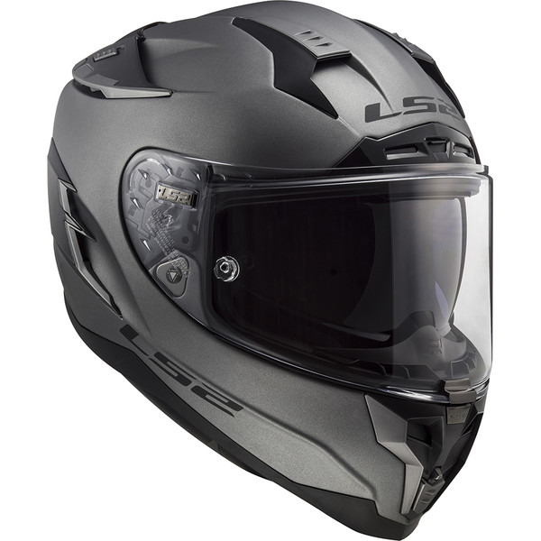 LS2 - Casque FF327 Challenger Solid Gris Mat