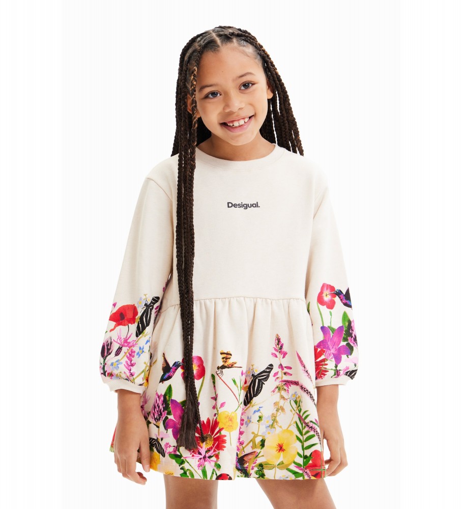 Vestido Desigual Lorena, branco