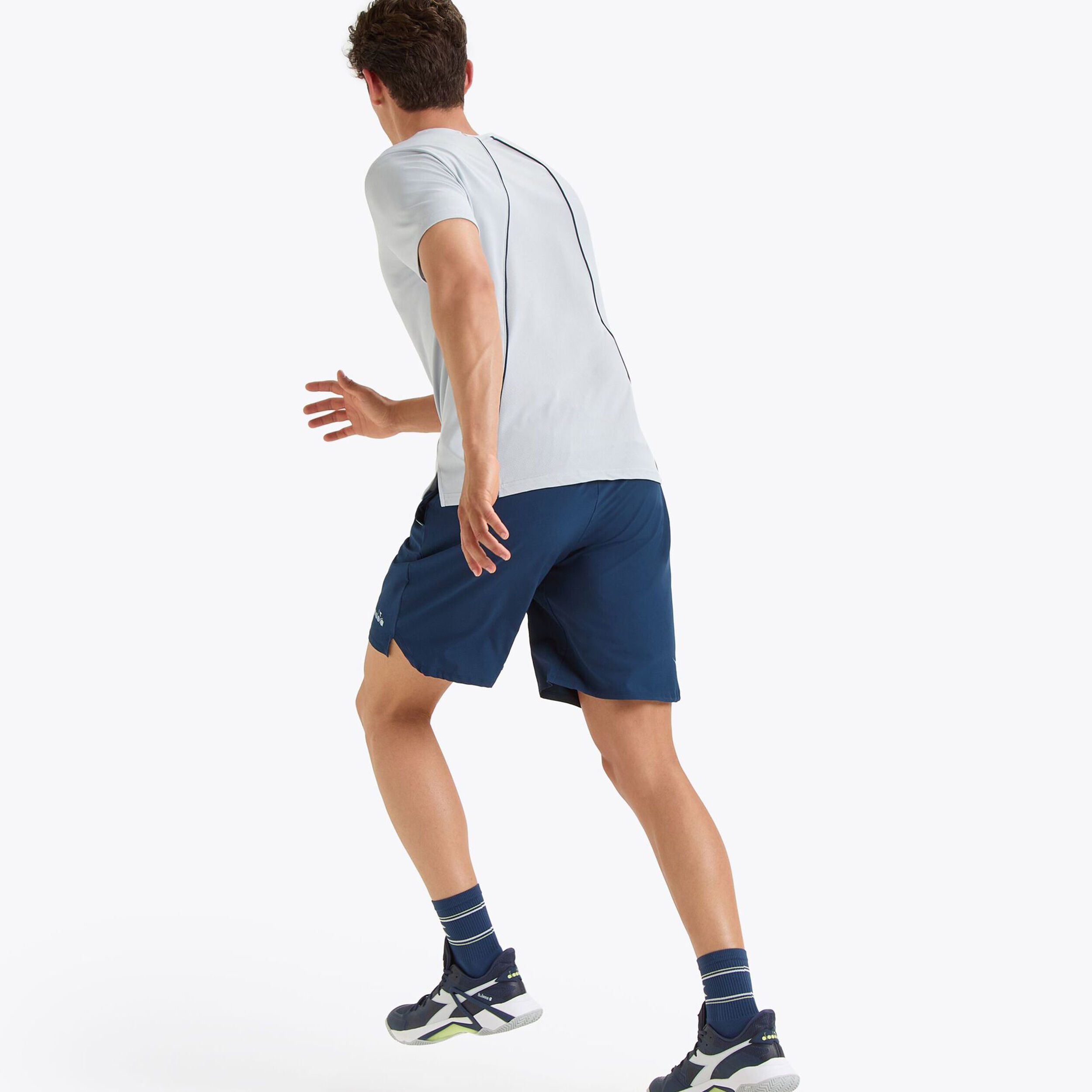 Diadora 9in Core Shorts Hommes - Bleu